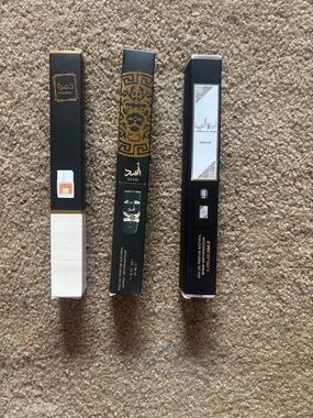 Asad Black & Gold Middle Eastern Perfume Set